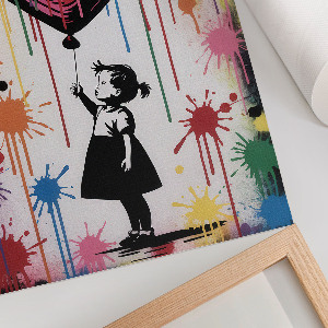 Vintage poszter Barevná exploze