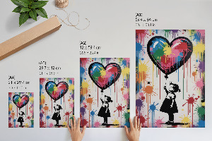 Vintage poszter Barevná exploze