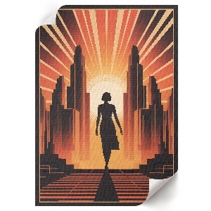 Vintage poszter Městský sen