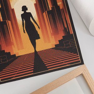 Vintage poszter Městský sen