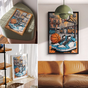 Retro plakát Sportovní energie