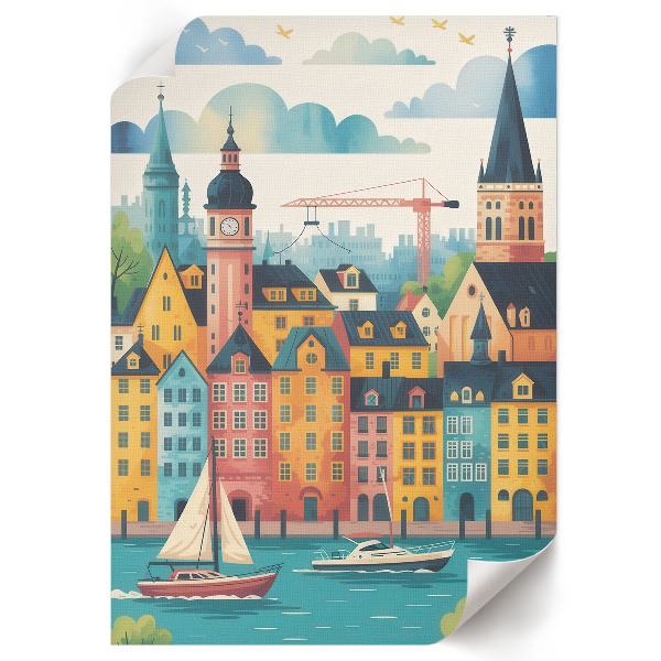 Poszter kép Barevné město