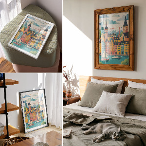 Poszter kép Barevné město