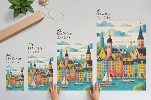 Poszter kép Barevné město