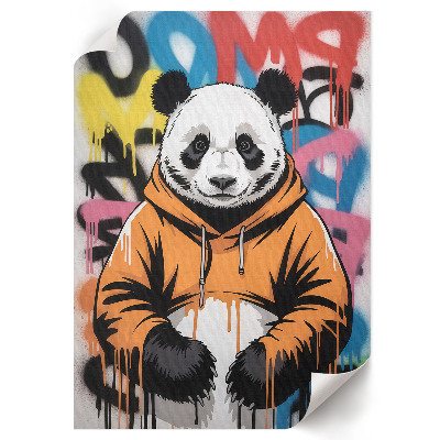 Retro poszter Graffiti s pandou