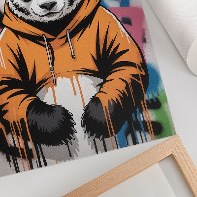 Retro poszter Graffiti s pandou