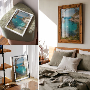 Vintage poszter Tichá zátoka