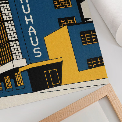 Vintage poszter Architektura Bauhausu