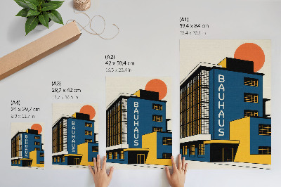Vintage poszter Architektura Bauhausu