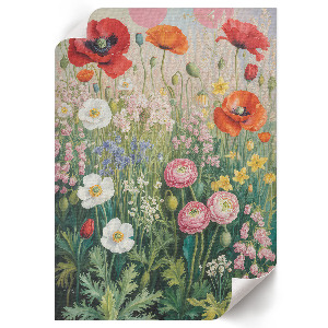 Retro poszter Květinová magie