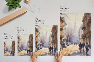 Vintage poszter Městský mír