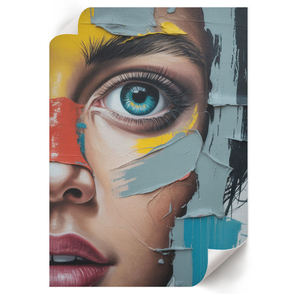 Retro poszter Abstrakce oka