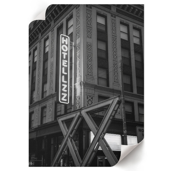 Retro plakát Městská atmosféra