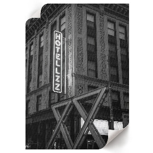 Retro plakát Městská atmosféra