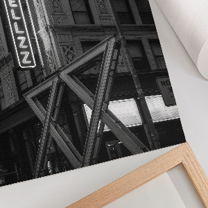 Retro plakát Městská atmosféra