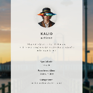 Retro poszter Přímořská krajina