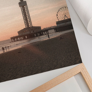 Retro poszter Přímořská krajina