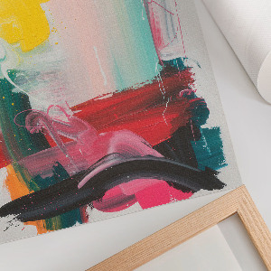 Retro plakát Barevná abstrakce