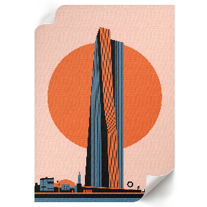 Vintage poszter Město budoucnosti