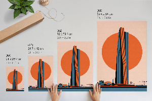 Vintage poszter Město budoucnosti