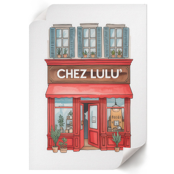 Retro poszter Krásná kavárna