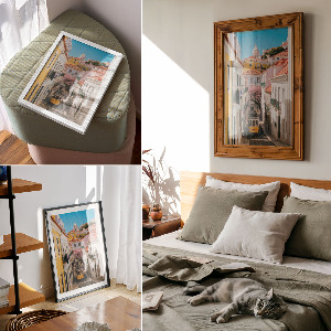 Vintage poszter Městský mír