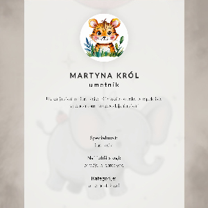 Vintage poszter Grafický tygr