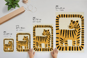 Vintage poszter Grafický tygr