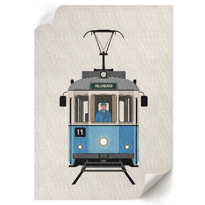 Retro plakát Nostalgická tramvaj
