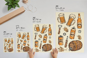 Vintage poszter Pivní svět