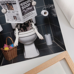 Poszter kép Dalmatin na záchodě