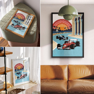 Poszter kép Ilustrace závodu