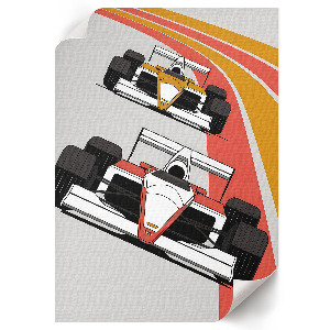 Vintage poszter Formulový závod