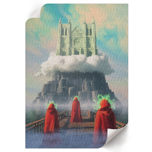 Vintage poszter Kouzelný hrad