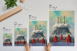 Vintage poszter Kouzelný hrad