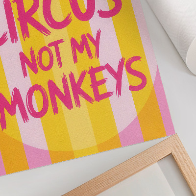 Retro plakát Ne můj cirkus
