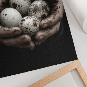 Vintage poszter Přírodní vejce