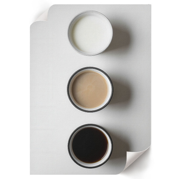 Poszter kép Mléko a káva