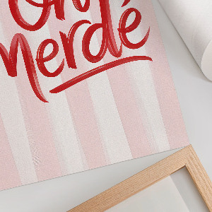 Vintage poszter Ach Merde