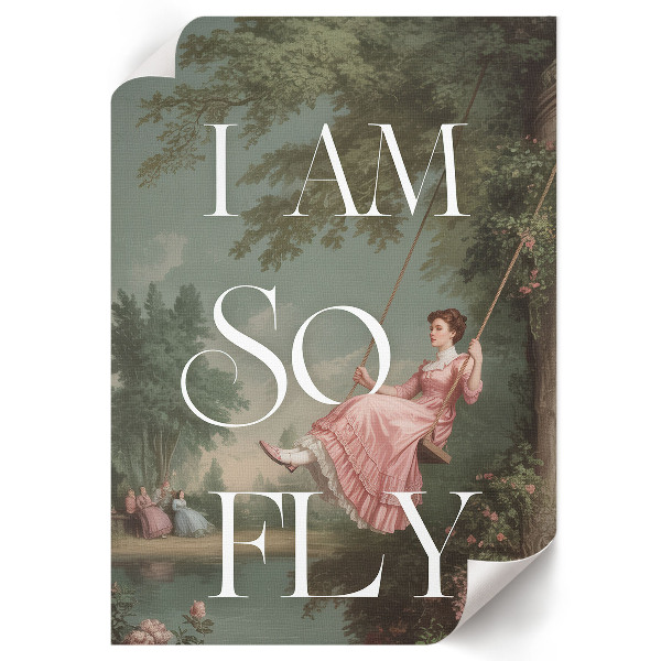 Vintage poszter Jsem tak vzletný/á