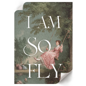 Vintage poszter Jsem tak vzletný/á