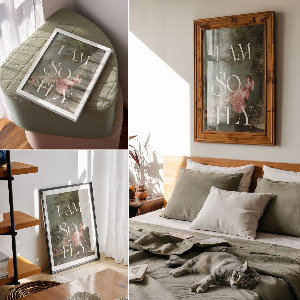 Vintage poszter Jsem tak vzletný/á