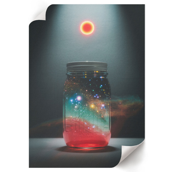 Poszter kép Místo ve sklenici