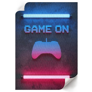 Vintage poszter Hra na neony