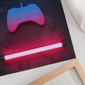 Vintage poszter Hra na neony