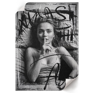 Vintage poszter Tajemná žena