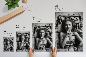 Vintage poszter Tajemná žena