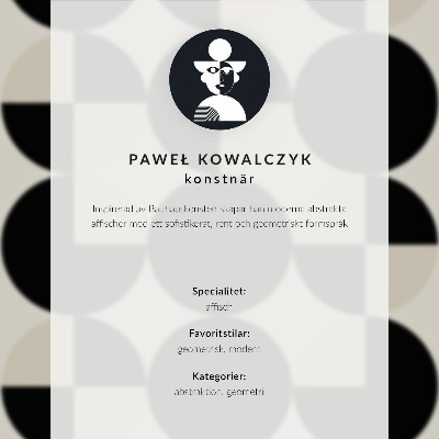 Retro poszter Tvary Bauhausu