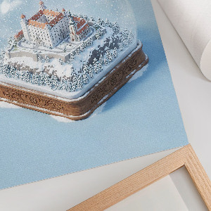 Vintage poszter Bratislavská sněhová koule