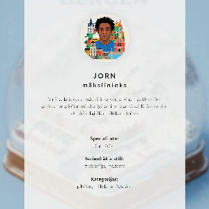 Retro plakát Lucemburská sněhová koule